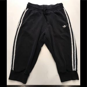 Adidas Capri Sweatpants Black Size 12